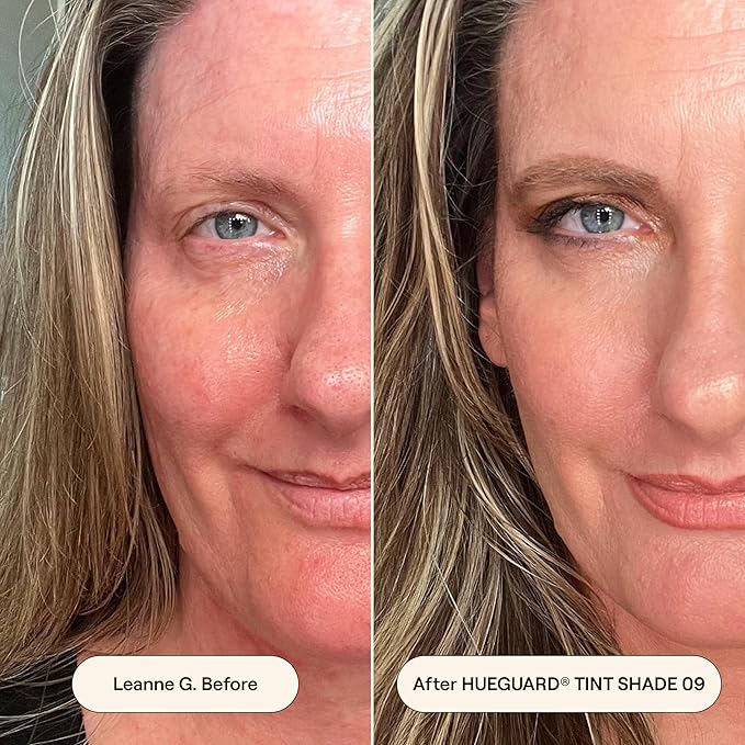 Live Tinted Hueguard Skin Tint SPF 50 - Tinted Mineral Sunscreen with Light-Medium Buildable Coverage With a Hydrating and Radiant Finish - Water and Sweat Resistant, 1.35 fl oz - Shade 09-VivaGrace Women