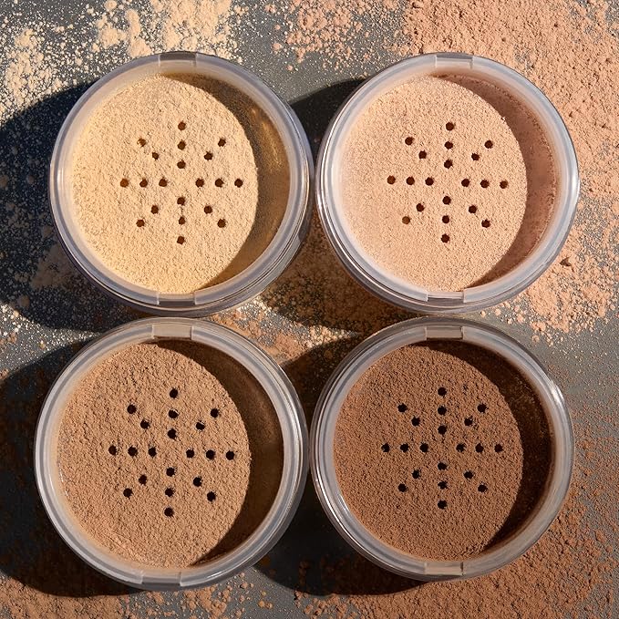 COVER FX Perfect Setting Powder - Shade Tan - Loose Makeup Finishing Powder - Mattify Skin and Lock in Makeup - Blurs Fine Lines - Full Size-VivaGrace Women