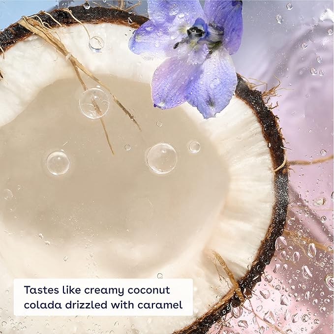 eos Sunset Sips Lip Butter Tube- Island Coconut, 24-Hour Moisture, Overnight Lip Mask, Lip Care Products, 0.35 fl oz-VivaGrace Women