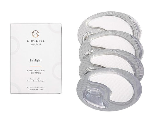 CIRCCELL Insight Collagen Eye Treatment Masks, collagen eye mask, eye bags treatment, under eye pads, 4 treatments-VivaGrace Women