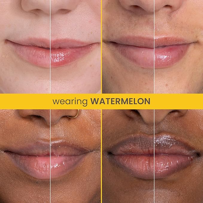 Burt's Bees Rescue Lip Relief, Watermelon & Berry Medley, Hydrating Lip Balm for Dry Cracked Lips, with Responsbily Sourced Beeswax and Shea Butter, 100% Natural Origin, 2 Pack, 0.35oz-VivaGrace Women