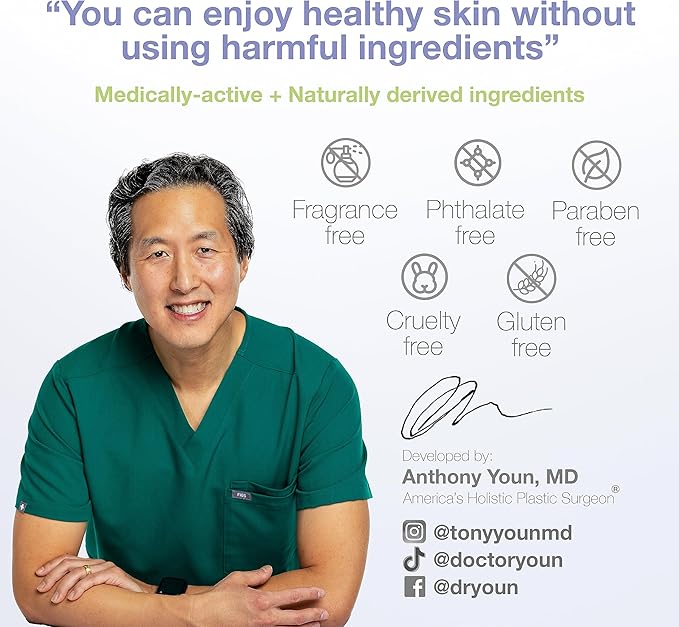 YOUN Beauty Green Tea Toner Face Mist Spray, 180 ML – Alcohol-Free, pH-Balancing & Hydrating Toner with Green Tea and Chamomile Extracts by Dr. Anthony Youn-VivaGrace Women