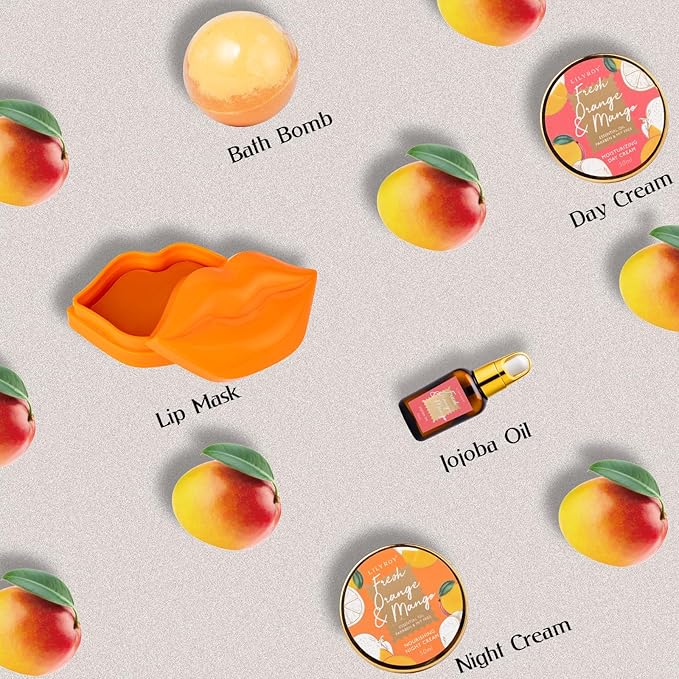 Mother's Day Gift for Mom - Luxury 20-Piece Tropical Spa Gift Set for Women, Bath & Body Care Kit with Shower Gel, Makeup Bag | Christmas, Valentine's, Birthday, Relaxation Gift for All Occasions-VivaGrace Women