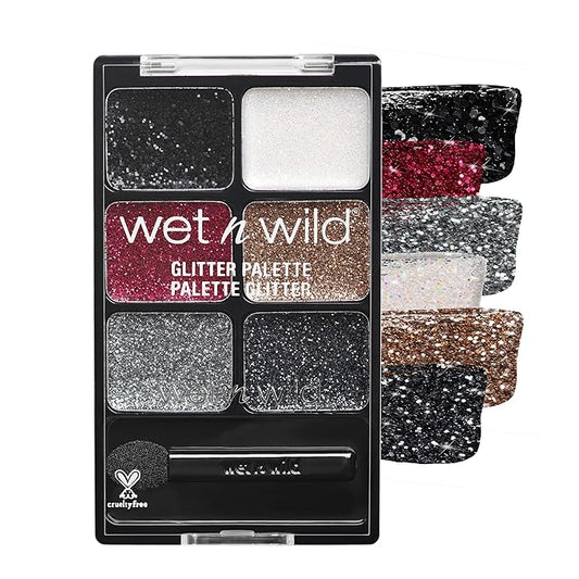 wet n wild Fantasy Makers Glitter Face Palette Heavy Metals-VivaGrace Women