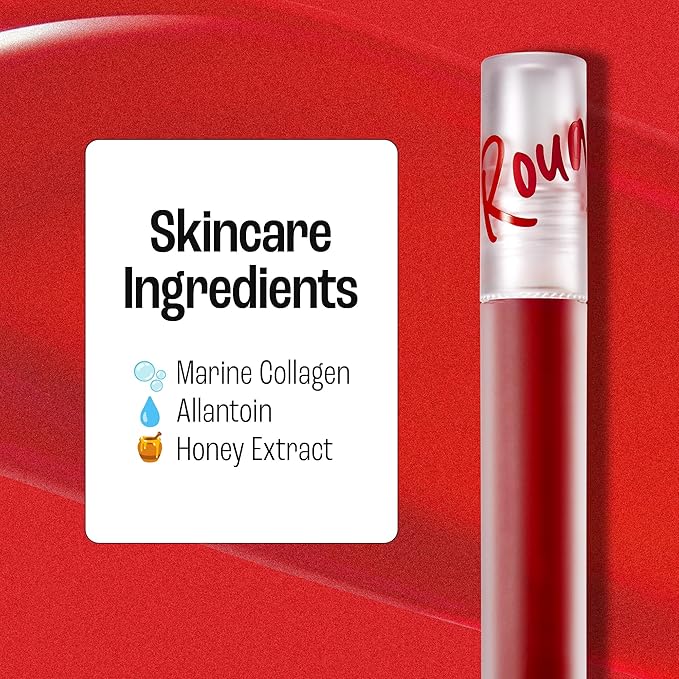 Rouge Star Plumping Lip Tattoo (0.17 oz) - 72-HR Long Lasting Waterproof Peel Off Lip Stain - Transfer-Proof, Non -Sticky Hydrating Matte Lip Tint Tattoo (Richly Red)-VivaGrace Women