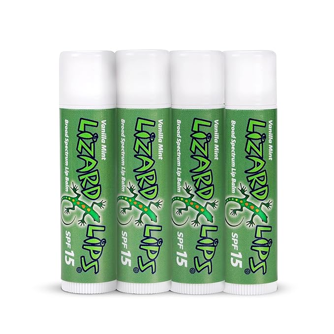 Lizard Lips SPF 15 Lip Balm (Vanilla Mint)-VivaGrace Women