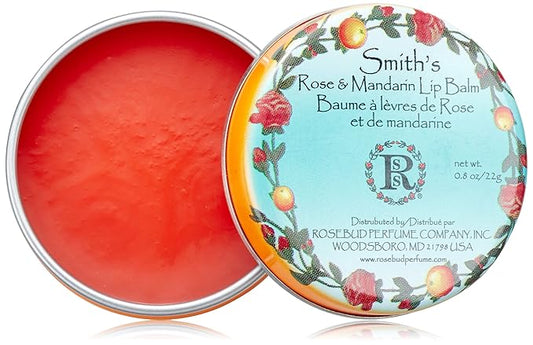 Rosebud Smith's Lip Balm, Rose and Mandarin, 0.8 Ounce-VivaGrace Women