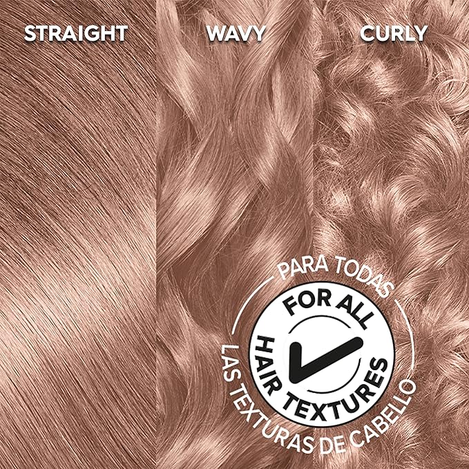 Garnier Hair Color Olia Ammonia-Free Brilliant Color Oil-Rich Permanent Hair Dye, 8.22 Medium Rose Gold, 2 Count (Packaging May Vary) (Pack of 2)-VivaGrace Women
