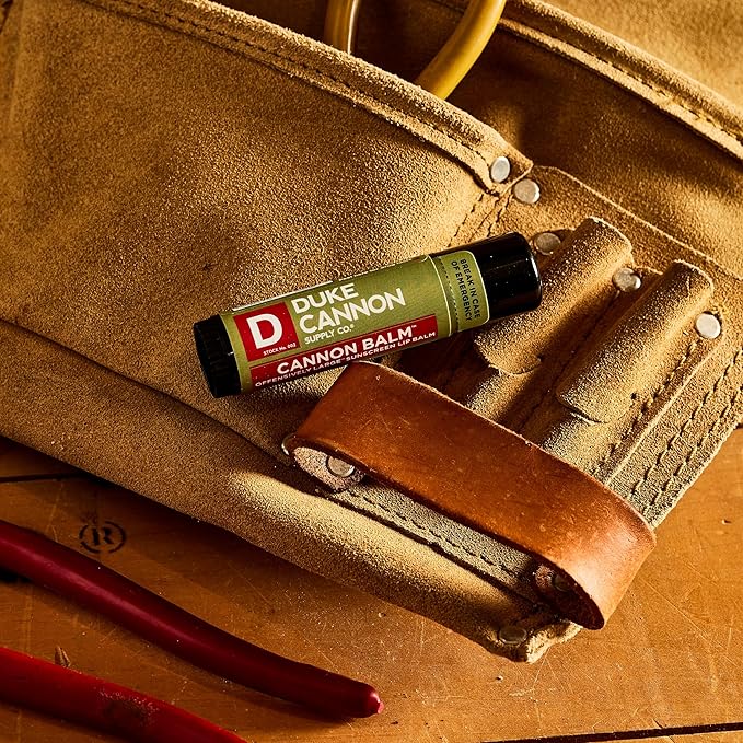 Duke Cannon Balm 140 Tactical Lip Protectant - Blood Orange Mint Flavored Lip Balm with SPF 30, Large Size, Premium Ingredients, Outdoor Lip Care for Men-VivaGrace Women