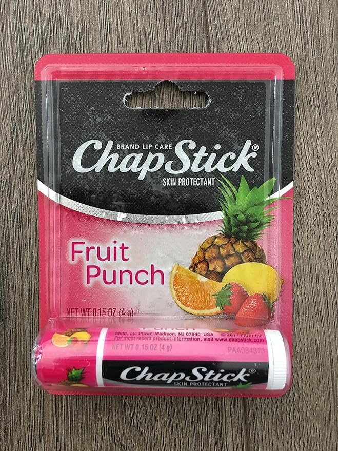 Chapstick Lip Balm - Fruit Punch 0.15 oz / 4 g-VivaGrace Women