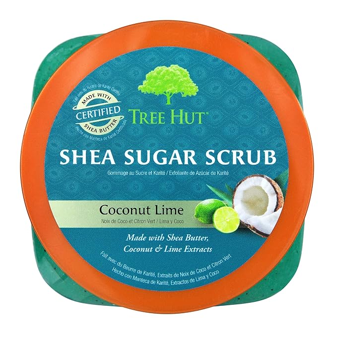 Tree Hut Shea Sugar Body Scrub Coconut Lime 18 oz-VivaGrace Women