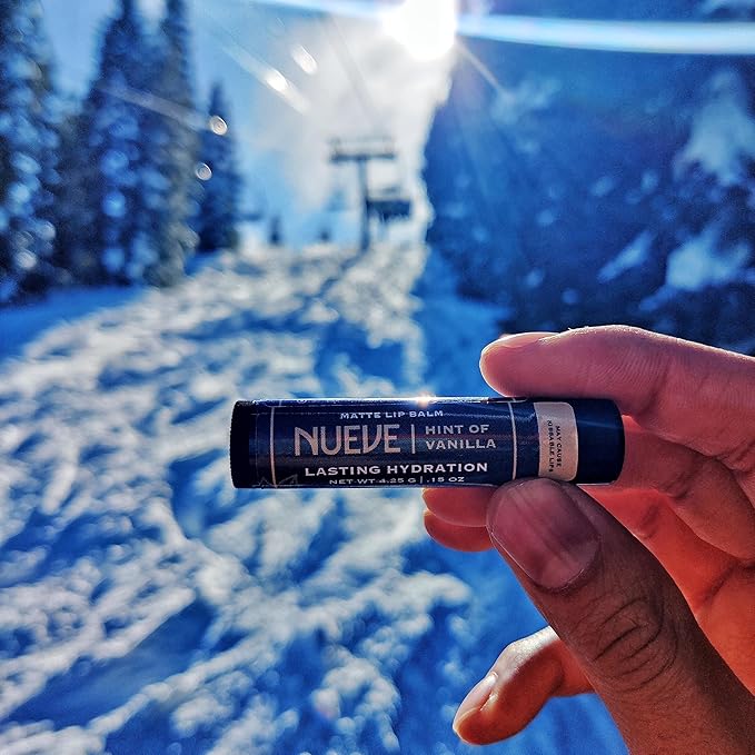 Lip Balm, Long-Lasting, Moisturizing Formula, Nourishing Lip Care, 100% Natural, Hint of Vanilla, Matte Finish (2)-VivaGrace Women