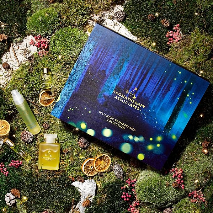 Aromatherapy Associates Wellness Wonderland, Luxurious Gift Collection of Bath and Shower Oils, Mists, Roller Balls and Gels. Made with Premium Essential Oils for Relaxation (14-Piece Set)-VivaGrace Women