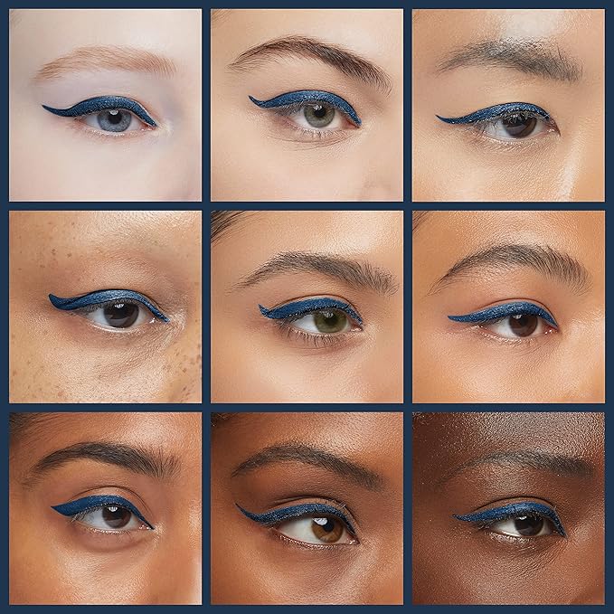 L'Oreal Paris Cosmetics Paris Makeup Infallible Grip Precision Felt Eyeliner, Smudge Resistant, Long Lasting Waterproof Eyeliner, Blue, Blue, 0.03 fl oz